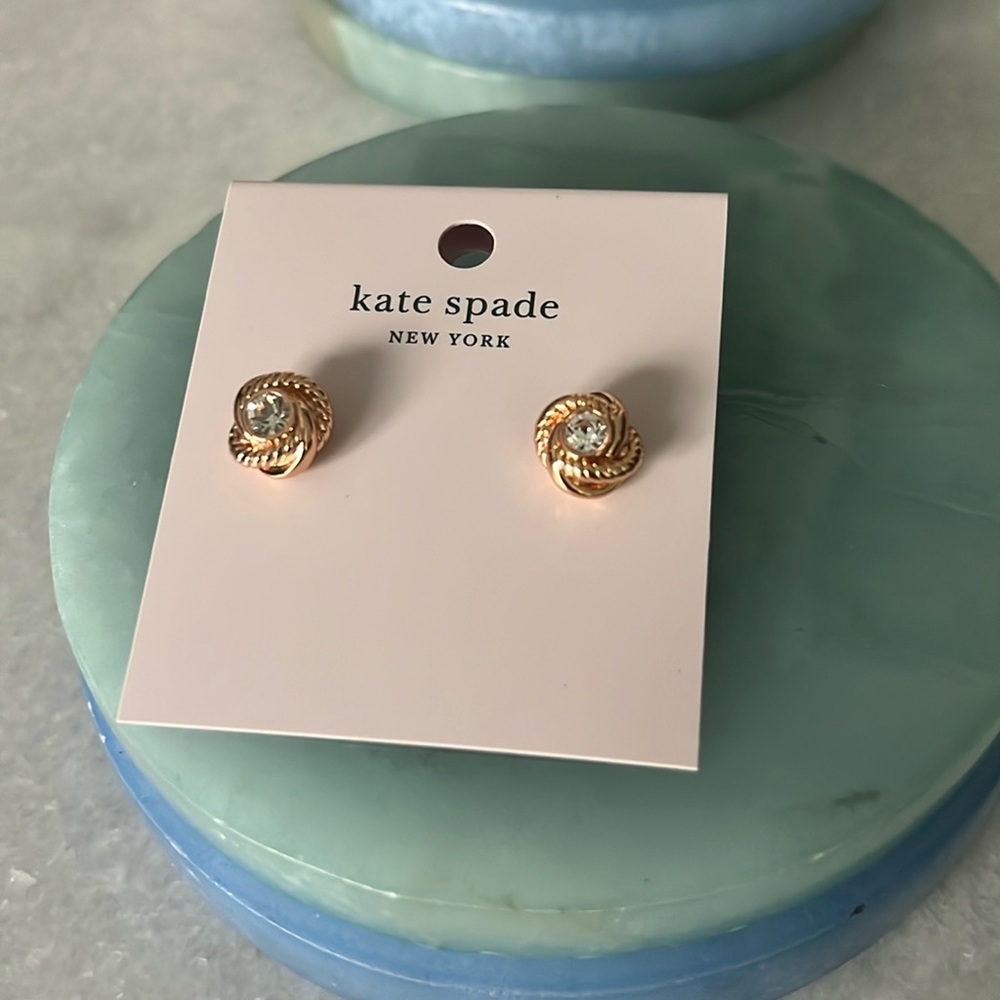 ♠️Kate Spade Infinity & Beyond Knot Studs